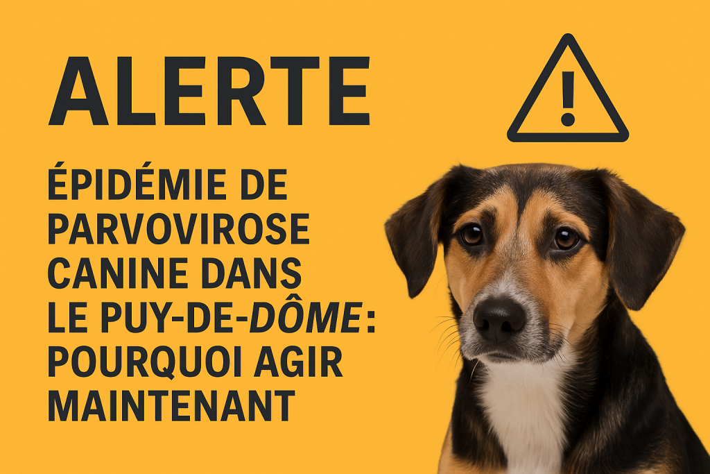 Alerte épidémie de parvovirose canine dans le Puy-de-Dôme